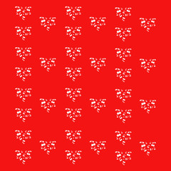 Pattern with cherries. - Illustration.