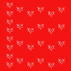 Pattern with cherries. - Illustration.