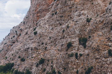 Butterfly Valley rocks near Oludeniz in Turkey