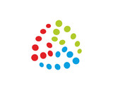 abstract dot ll logo