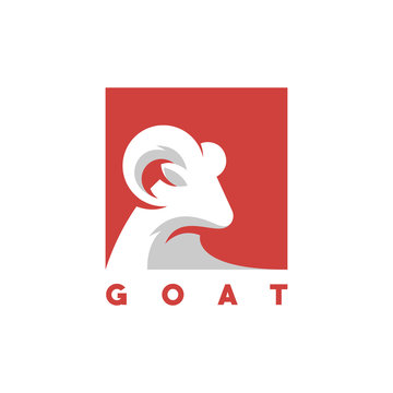 goat logo design