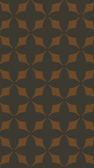 Ornate geometric pattern and two-tone abstract background