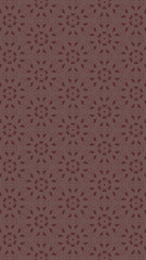 Ornate geometric pattern and two-tone abstract background