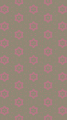 Ornate geometric pattern and two-tone abstract background