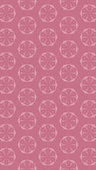Ornate geometric pattern and two-tone abstract background