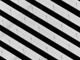 Architectural building pattern black and white