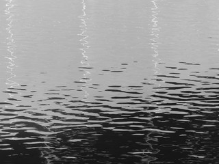 Abstract water wave reflection