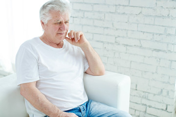 Portrait of an elderly man