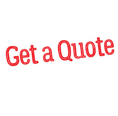 get a quote stamp illustration