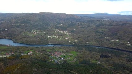 AERIAL VIEW OF A VALLEY OURENSE