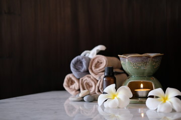 Spa therapy atmosphere