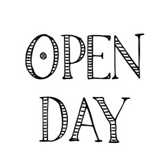 open day label