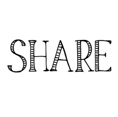 Share label illustration