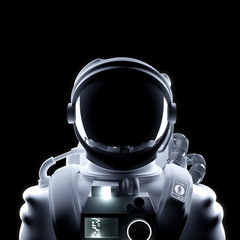 Futuristic Astronaut Space Suit Portrait © James Thew