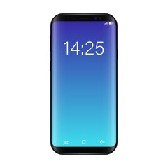 Smartphone, mobile phone isolated, realistic vector illustration.