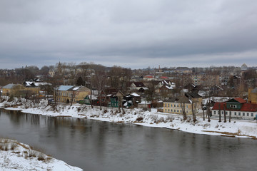 The old provincial town of Torzhok in the Tver region, Russia. City view