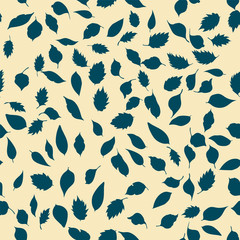 Seamless pattern. leaves