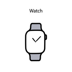Vector illustration of smart watch