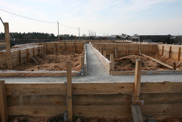 Home construction, foundation