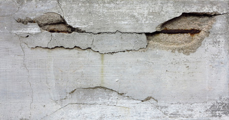 Obraz na płótnie Canvas wall with crack texture
