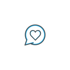 Chat Icon Design. Lifestyle icon vector illustration