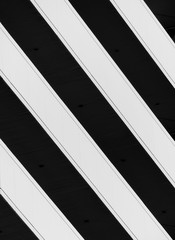 black and white building pattern