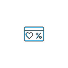 Coupon Icon Design. Lifestyle icon vector illustration