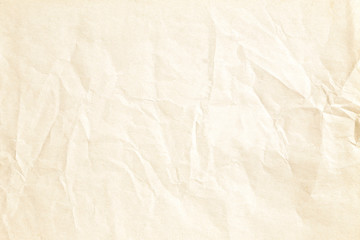 Brown crumpled paper texture