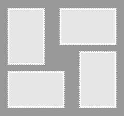 Postage Stamps. Vector illustration