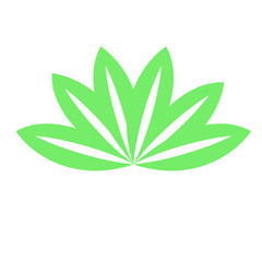 Leaves. Vector illustration, isolated on a white.