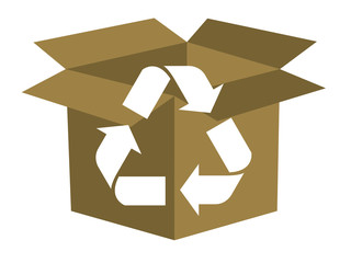 picto carton recyclé