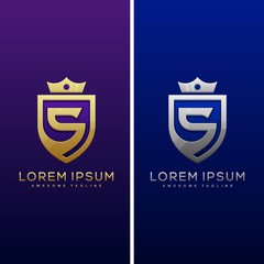 Luxury Letter S Concept illustration vector Design template