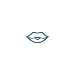 Kiss Icon Design. Lifestyle icon vector illustration