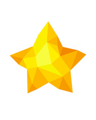 geometric space element on a white background