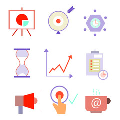 Search Engine Optimization Vector Outline Icons. SEO Elements.
