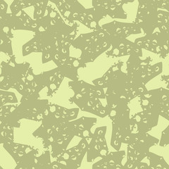 Desert camouflage of various shades of green and yellow colors