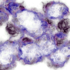 Hand draw watercolor blue background abstract texture