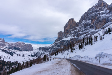 Gardena pass, val Gardena, Groeden, Bolzano, Trentino Alto Adige, Italy