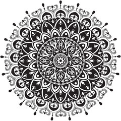 Mandala. Vintage decorative elements. Oriental pattern, Islam, Arabic, Indian motifs
