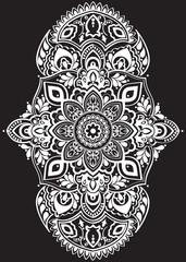 Mandala. Vintage decorative elements. Oriental pattern, Islam, Arabic, Indian motifs