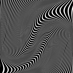 Abstract wavy lines design.