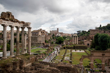 Obraz na płótnie Canvas Forum Romanum in Rom