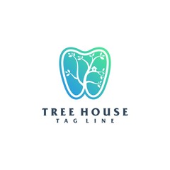 nature dental logo design