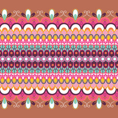 Ethnic Indian seamless pattern.Islam, Arabic, Indian motifs