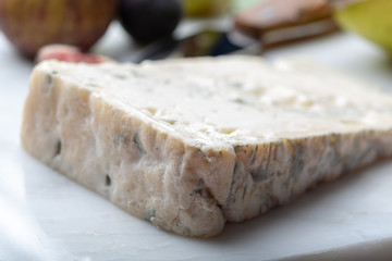 Gorgonzola dolce Italian blue cheese, made from unskimmed cow's milk in North of Italy