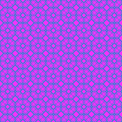 Vector Illustration. Pattern With Geometric Ornament, Decorative Border. Design For Print Fabric. Purple blue color