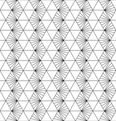 Seamless pattern based on japanese ornament Kumiko