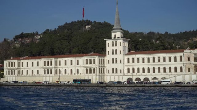 istanbul, Turkey - March 2019: Kuleli Military Highschool in Cengelkoy district