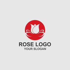 Rose Logo Template