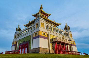 Burkhan Bakshin Altan Sume (Golden Temple), Elista, Kalmukya, Russia